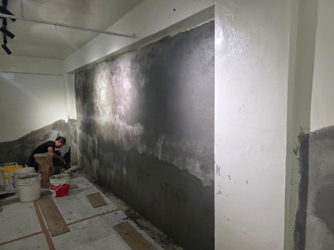 11407東豐路地下室矽酸質防水工程